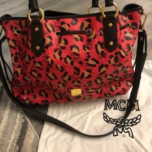 Authentic MCM rare drawstring bag